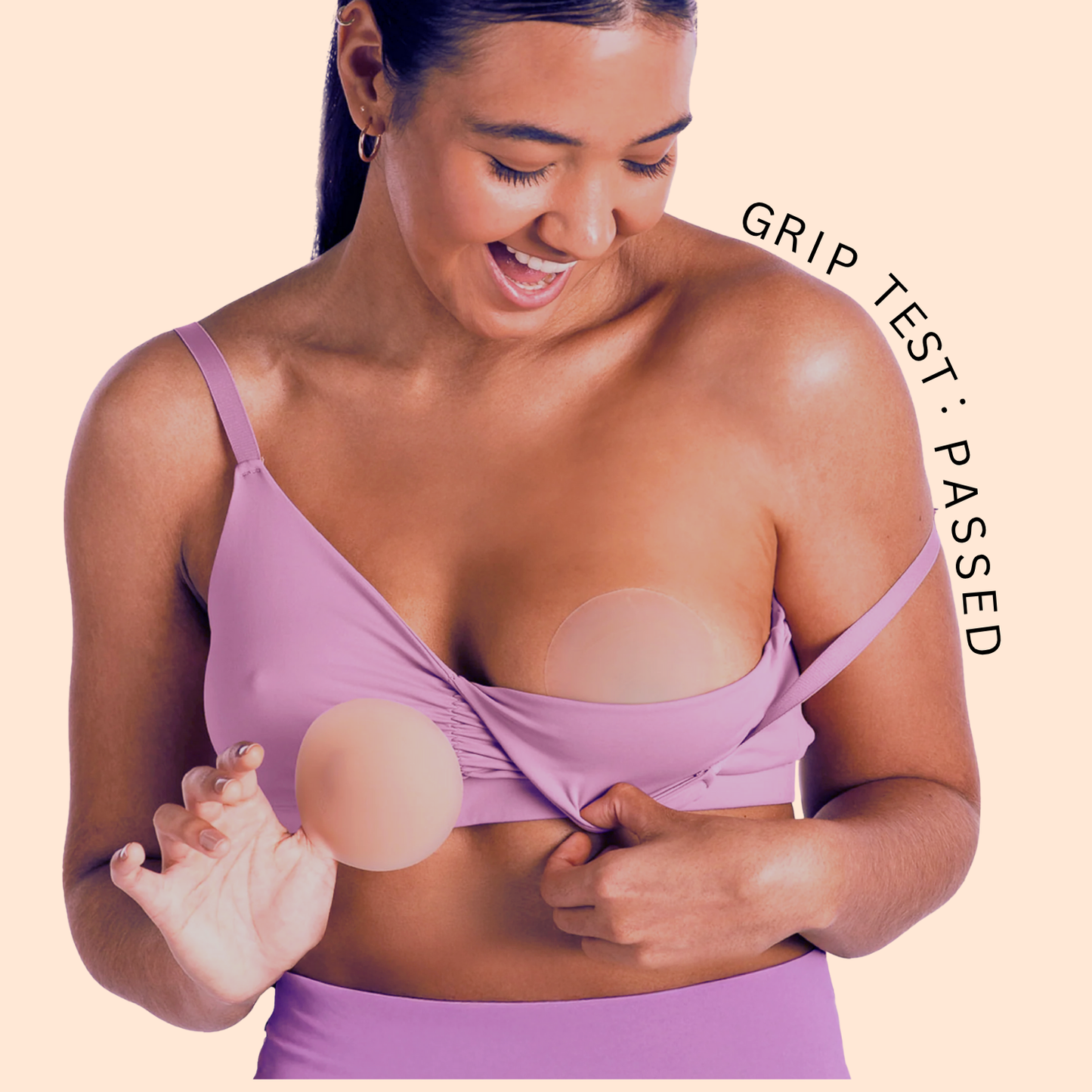 Nude Non-Adhesive Grippy Covers