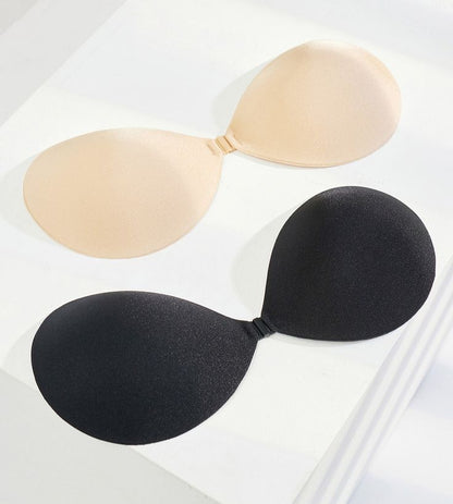 Self-Adhesive Bras – Pack of 2 (Black & Nude) | Invisible, Reusable & Seamless Lift