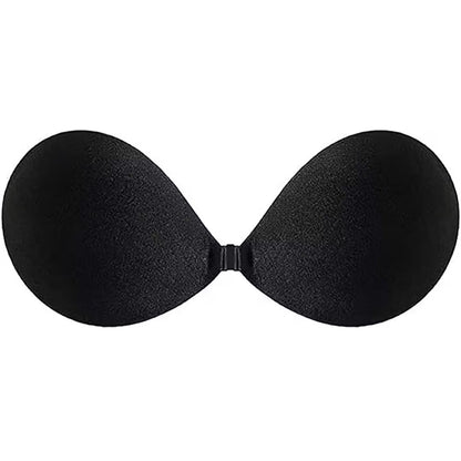 Self-Adhesive Bras – Pack of 2 (Black & Nude) | Invisible, Reusable & Seamless Lift