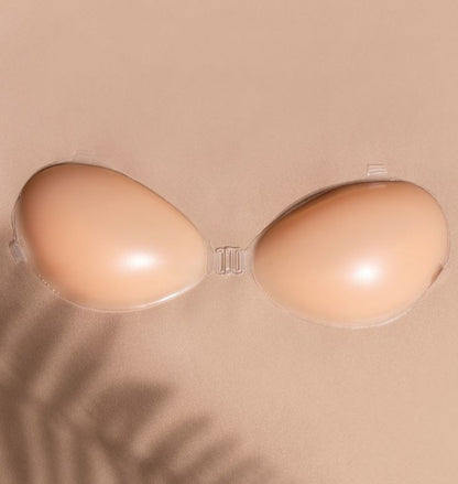 Silicone Adhesive Bra | Reusable Stick-On Support with Optional Straps